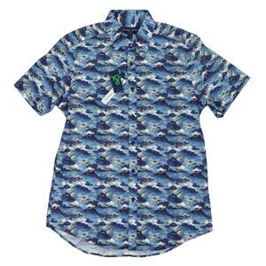 Paisley & Gray Sawyer Slim Fit Button-Down Men's Short Sleeve Shirt NWT